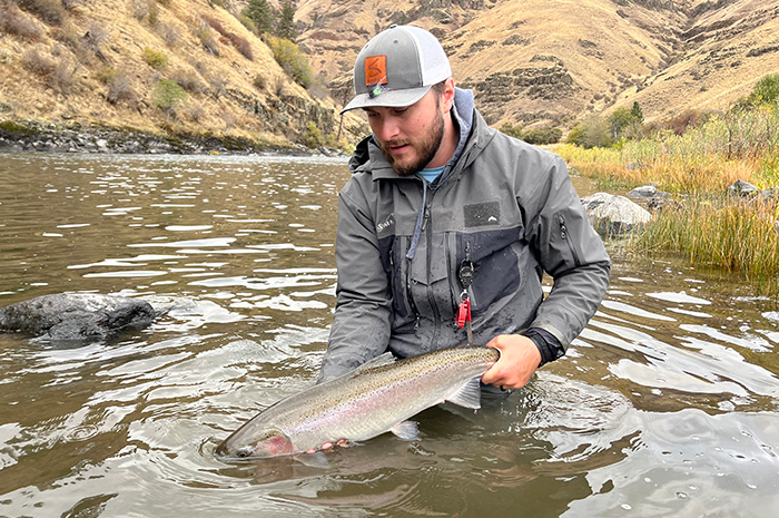 Kenyon Pitss and great Grande Ronde steelhead.