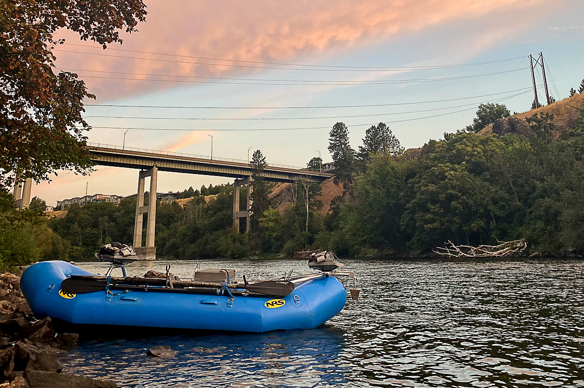 Early morning guide trip starts on the Spokane River. Photo Credit - Jesse Retan.