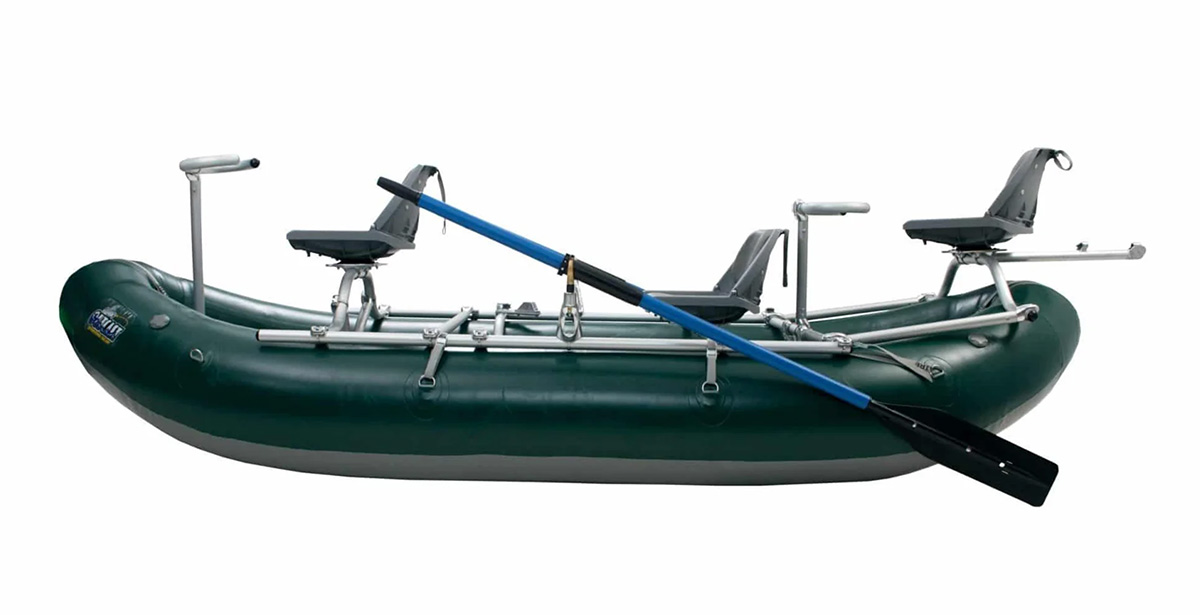 Outcast Pac 1300 Fishing Raft Gray