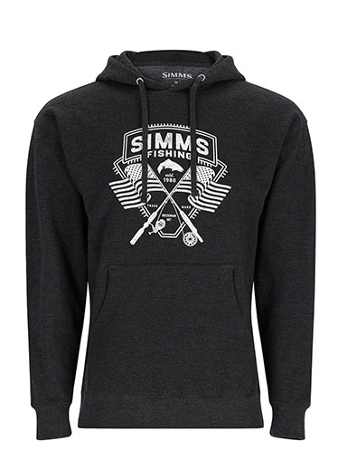 Simms Fishing Rods and Stripes Hoody