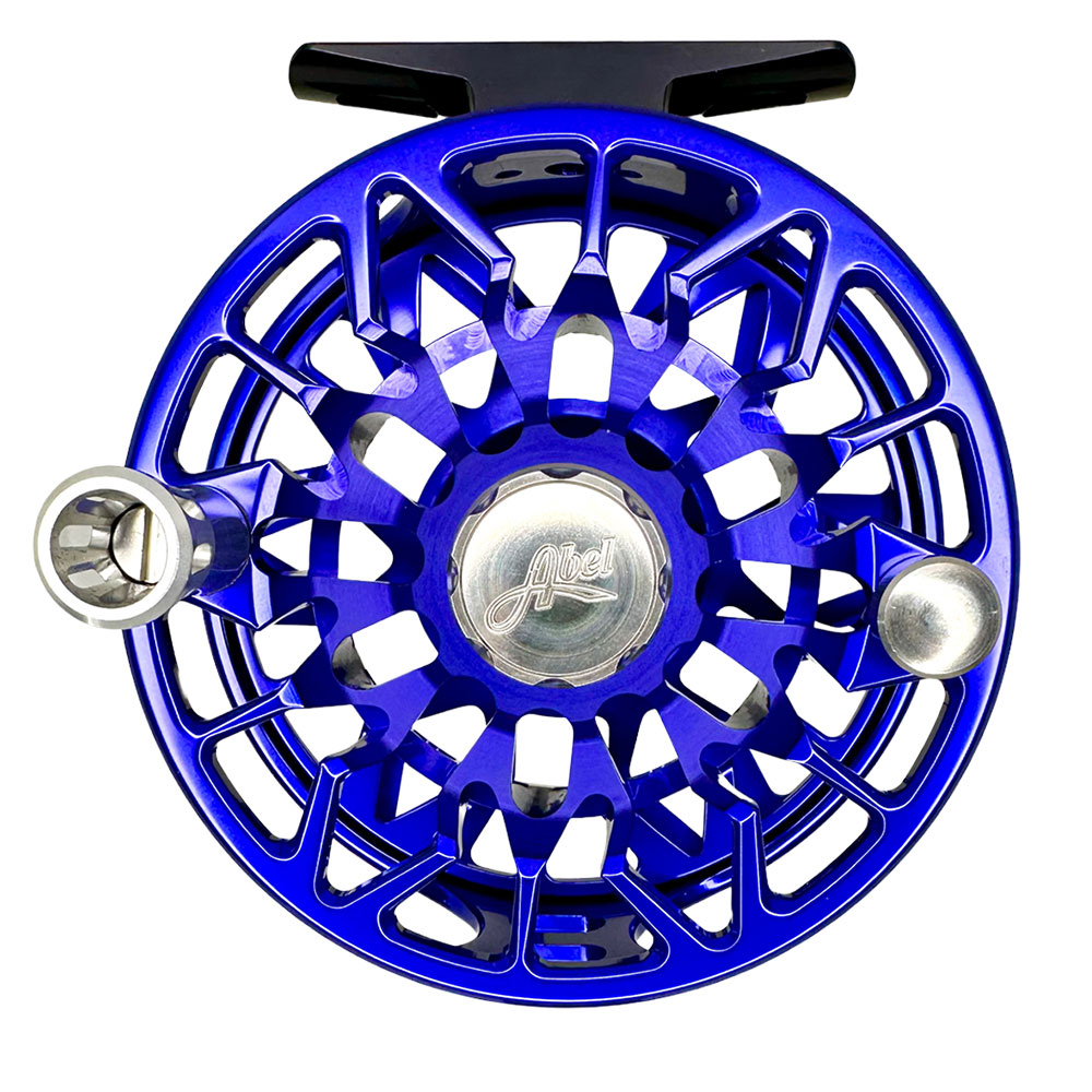 Ported Blue III Fly Reel with Platinum Handle