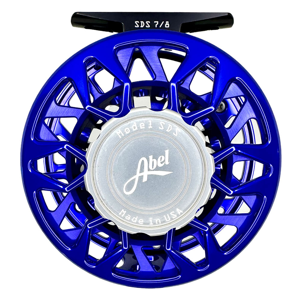 SDS 7/8 Ported Blue III Fly Reel with Platinum Drag Knob