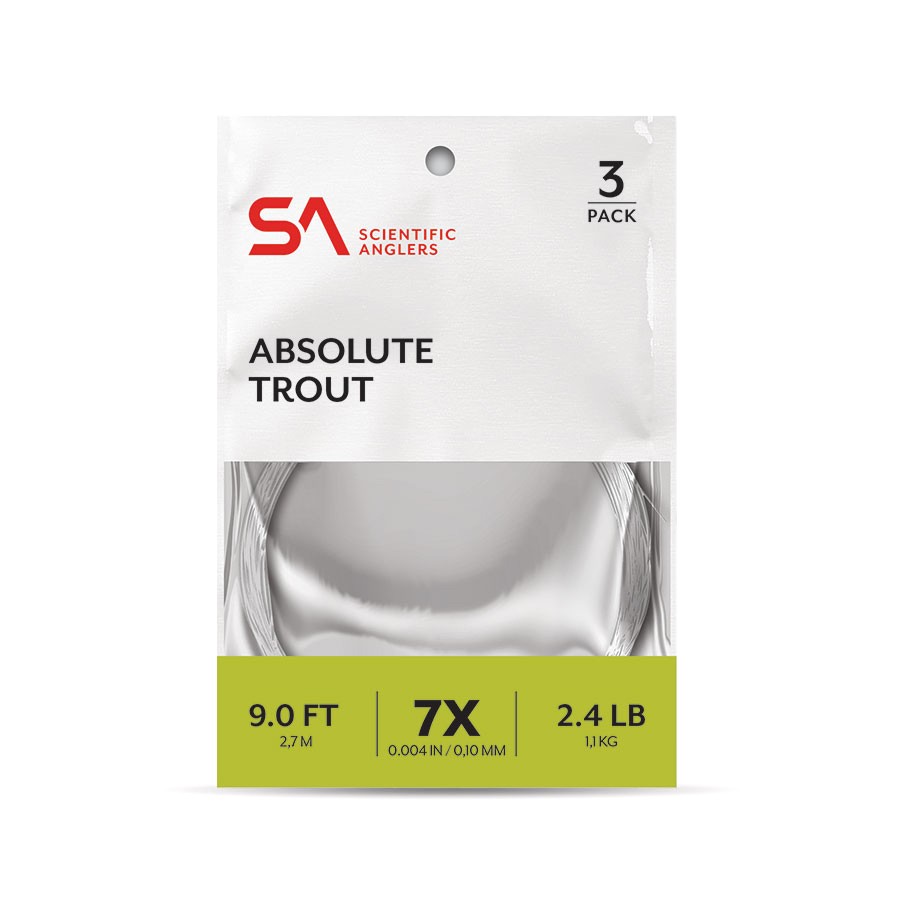 Absolute Trout Leader - 3 Pack