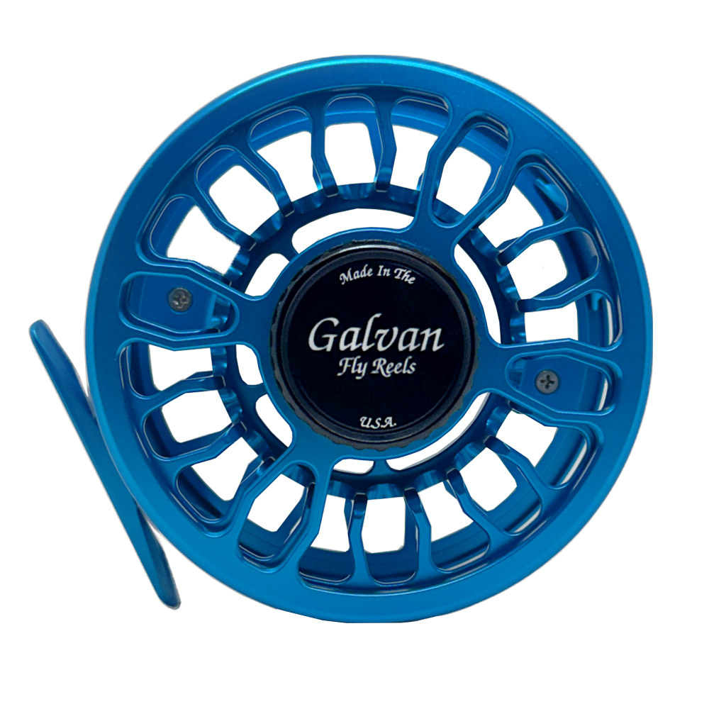 Galvan Grip Reel - Aqua Blue / Black