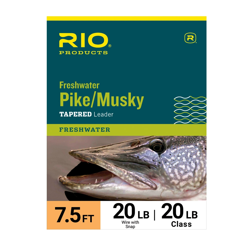 Pike / Musky II Tapered Leader — Rio