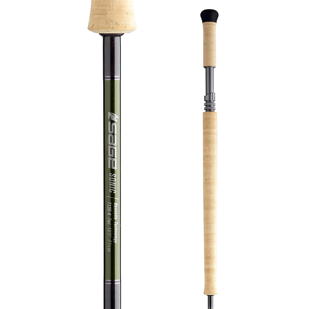 Sage SONIC Fly Rod - 9' 3" Fast Action Rod For Dry Flies, Streamers & Nymphing | Handcrafted In USA