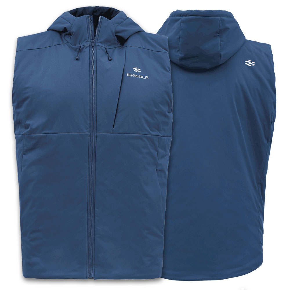 Skwala Fusion 90 Hooded Puffy Vest - Midnight Blue