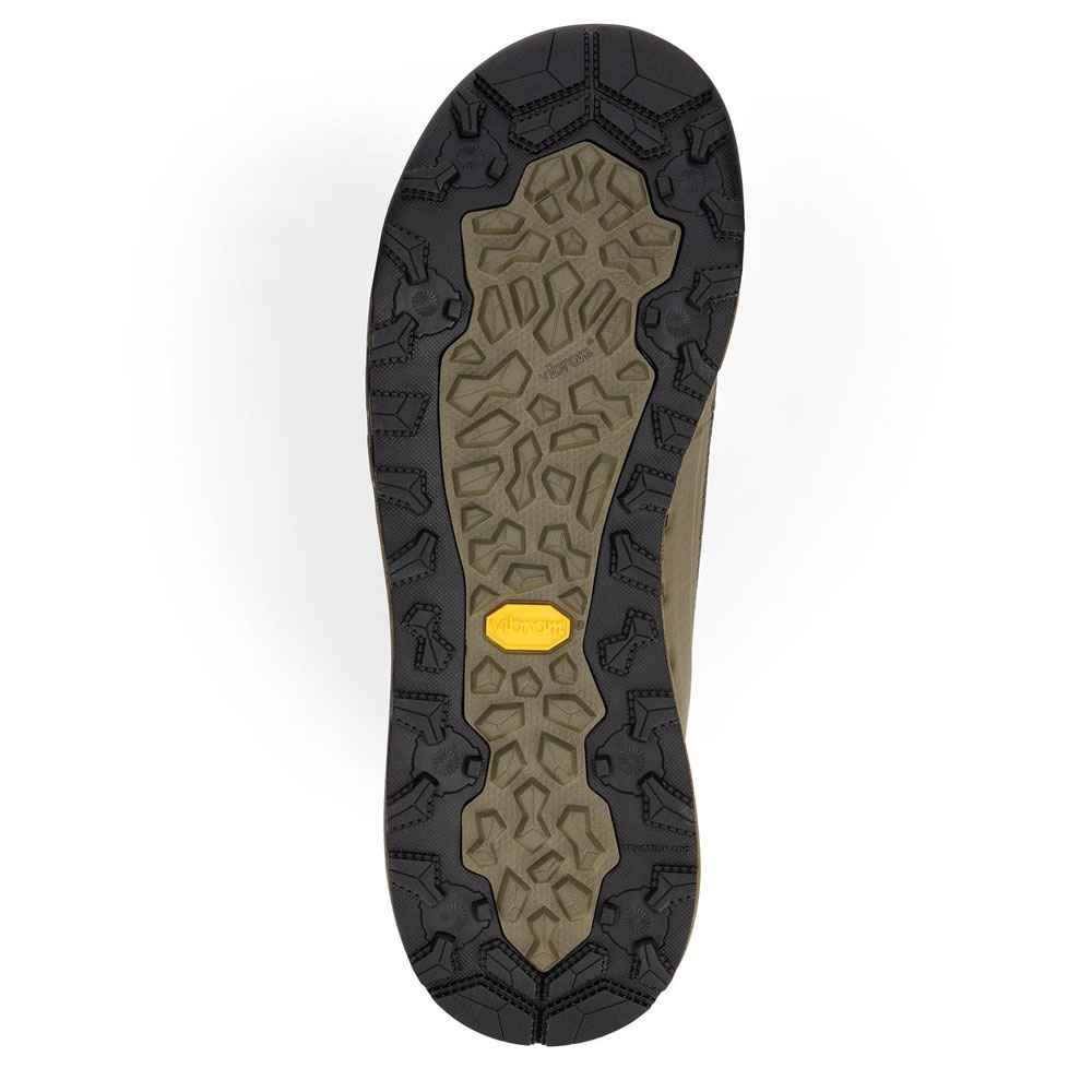 Vibram® Idrogrip and Vibram® Idrogrip Flex in G.O.A.T. (Grip On Aquatic Terrain) construction, unique to Simms