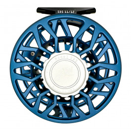 Abel — SDS 11/12 Ported Satin Deep Blue Fly Reel with Platinum