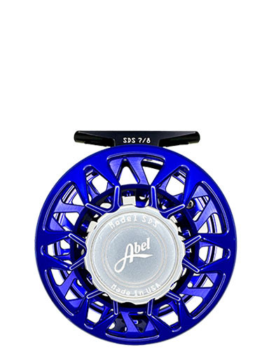 Abel  — SDS 7/8 Ported Blue III Fly Reel with Platinum Drag Knob