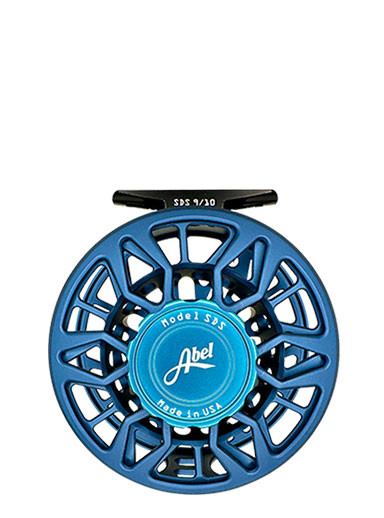Abel  — SDS 9/10 Ported Satin Deep Blue Fly Reel