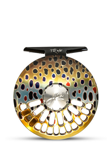 Abel TR Fly Reel - Native Brown Trout Finish