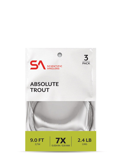 Absolute Trout Leader - 3 Pack