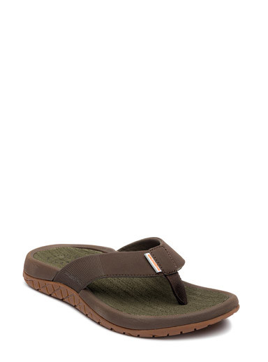 Grundens Fishfinder Sandals Dark Brown