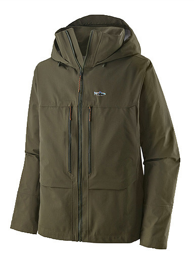 Fishing Jackets and Rainwear by Simms Fishing Products and Patagonia.