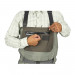Dark Gunmetal Zippered chest pocket with fly patch
