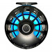 Signature Series 11/12 Fly Reel Frost Black with Blue Hub