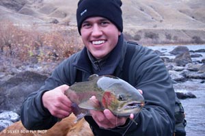 Sean with a hot bead prince gettin' er done during the late fall months.