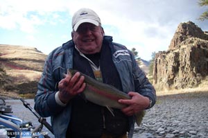 Last minute success on a Silver Bow guided steelhead trip.