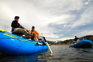 Anglers kickin' early season on the North Fork of the Coeur d'Alene River.